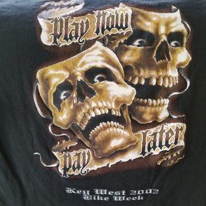 Key West Bike Week 2002 T-Shirt - M